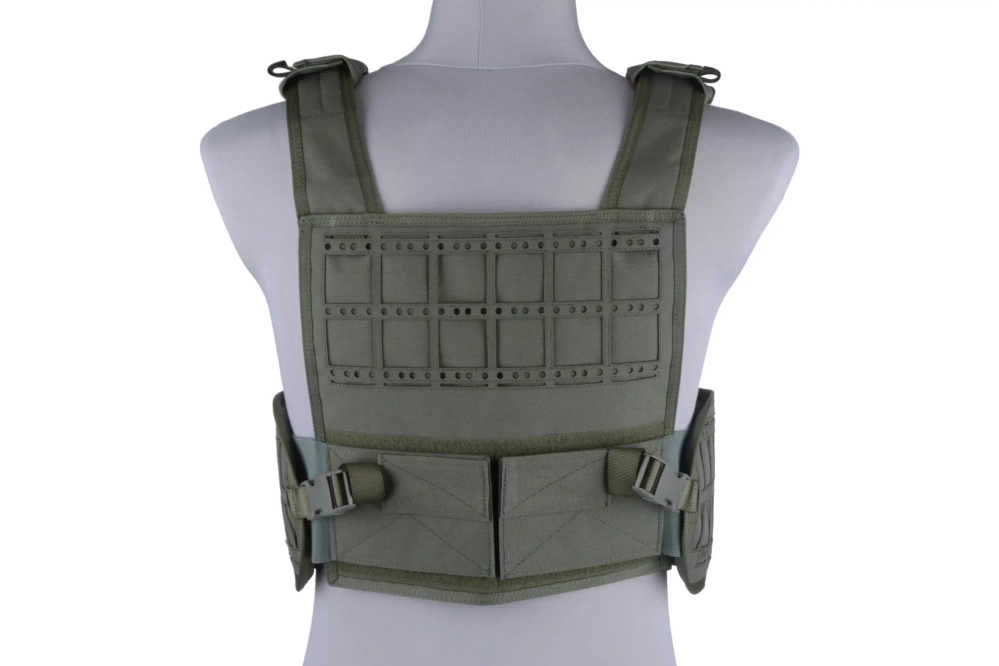Light Laser-Cut Tactical Vest - Ranger Green