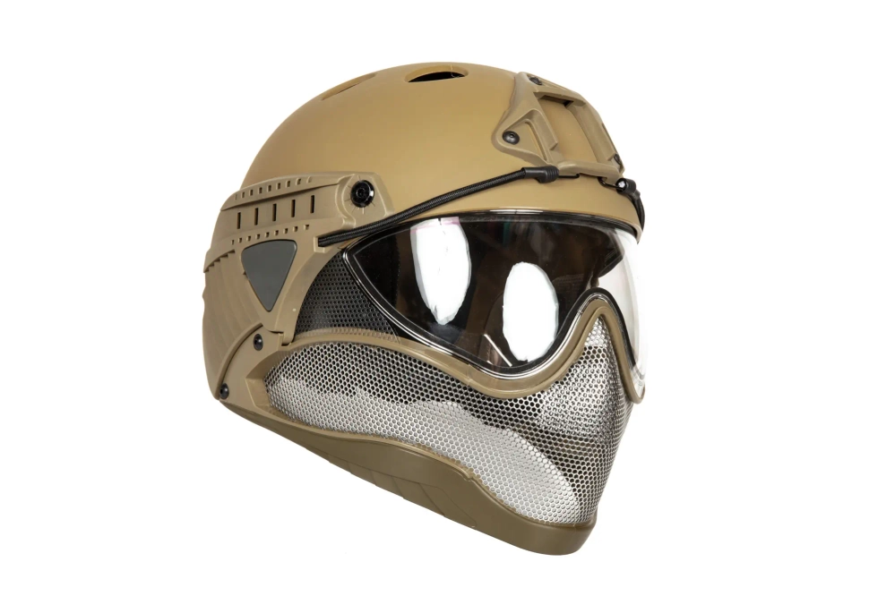 Full Face First Helmet Repllica - Tan