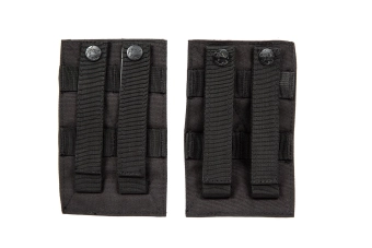 Panneaux velcro MOLLE - noir