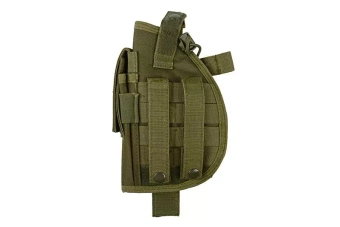 Universal holster with magazine pouch - olive green