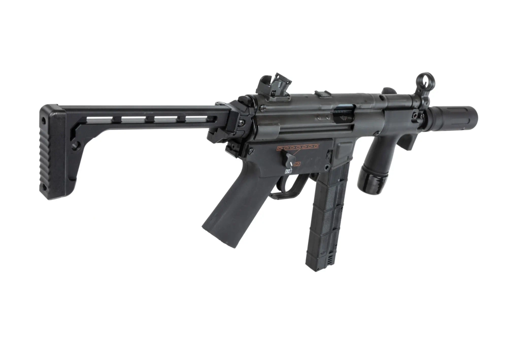 ASG BOLT Airsoft SWAT K (B.R.S.S) machinepistool met dummy geluidsdemper