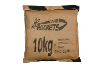 Bolas biodegradables 0.25g Rockets Professional 40000 uds