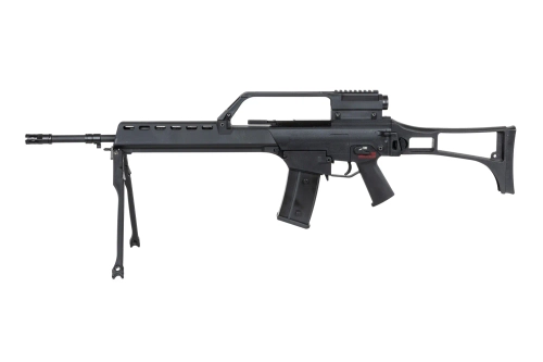 Karabinek ASG SRC DUAL POWER SR36K COB-301 z dwójnogiem i lunetą Czarny