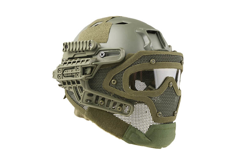 FAST Gunner Helmet (BJ) Replica - Olive Drab