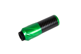 Silenciador de carbono DSL2 36x100mm - Verde