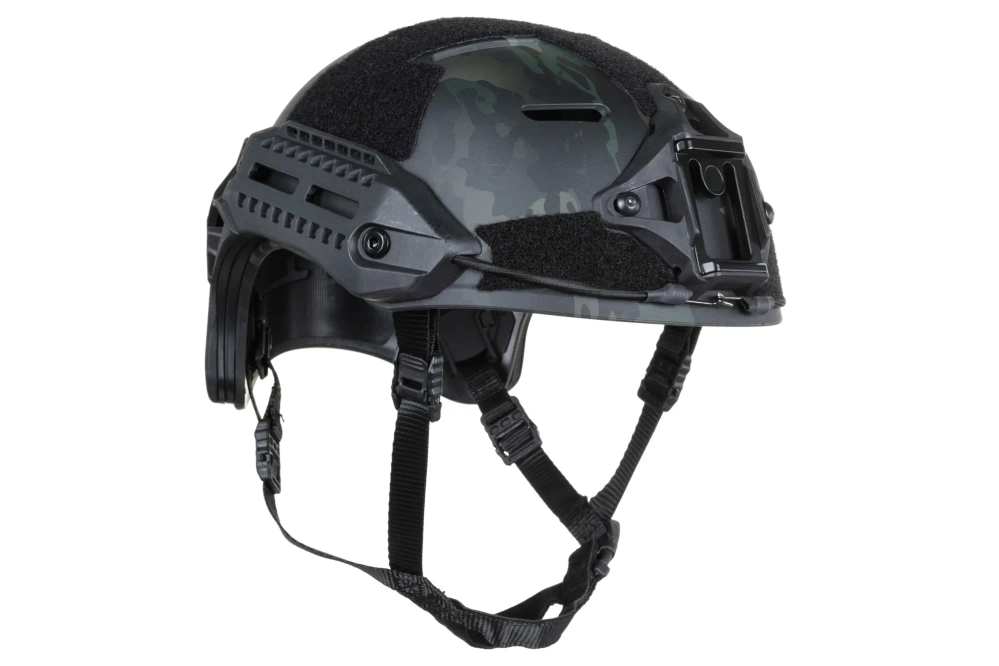 Wosport MK HL-104 helm replica (trainingsversie) MC Zwart