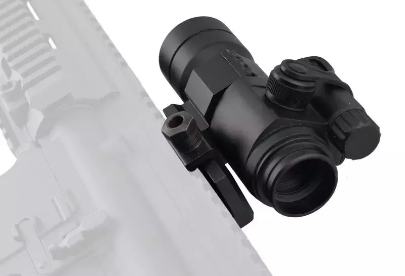 Airsoftová zbraň kolimátor a CompM2 - montáž low