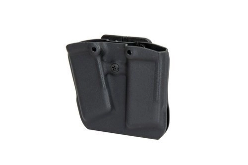 Ładownica Kydex na 2 magazynki Glock - czarna