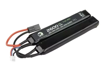 Batería LiPo 2600mAh 7.4V 20C - bipartita