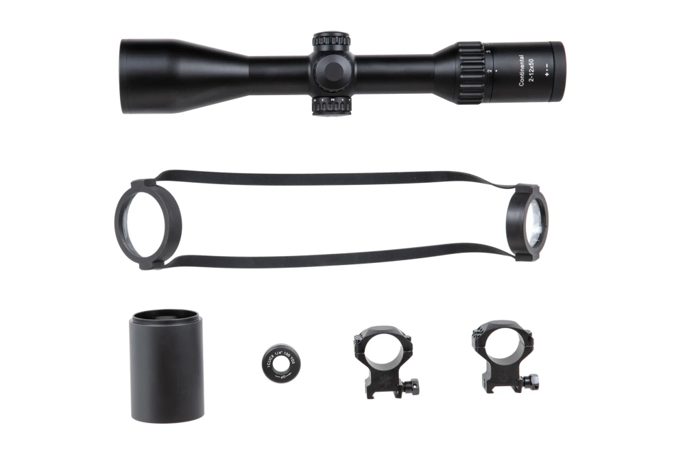 Vector Optics CONTINENTAL X6 2-12X50 G4 HUNTING jachtvizier Zwart