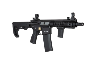 SA-E08 EDGE™ Light Ops Stock HAL²™ Carbine Replica Black