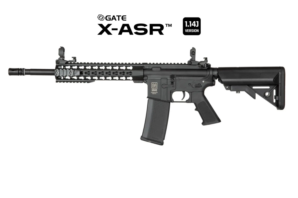 Specna Arms SA-F02 FLEX™ GATE X-ASR 1.14 J airsoft Carbine Black