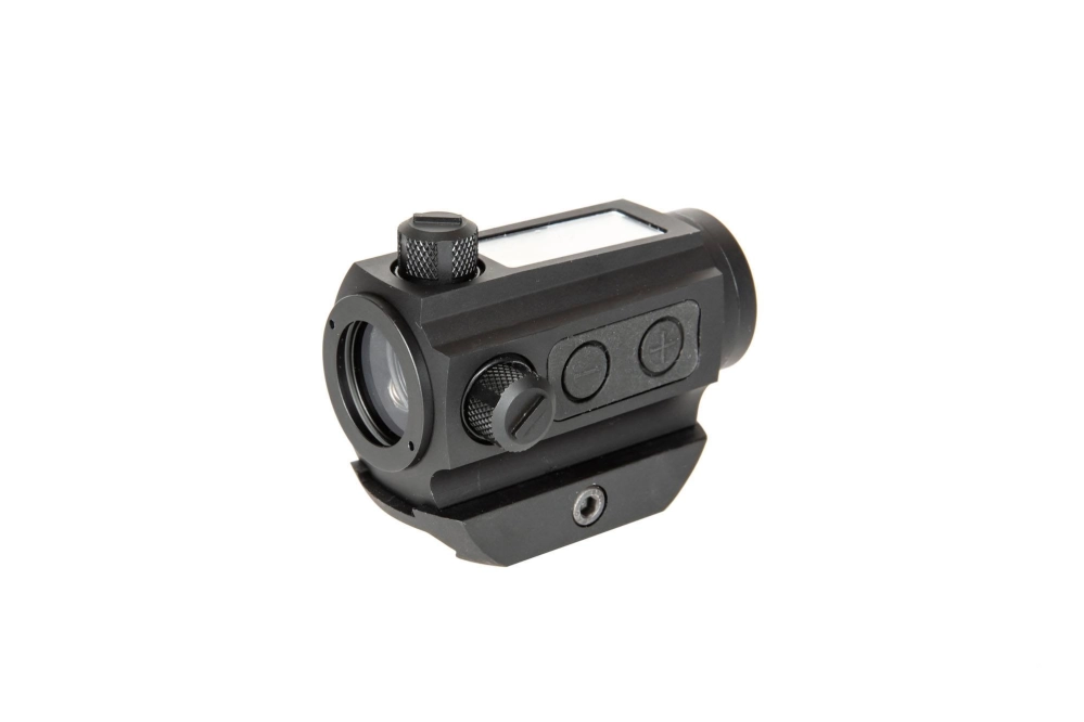 Solar Power Red Dot Sight Replica (Low Mount) - Black