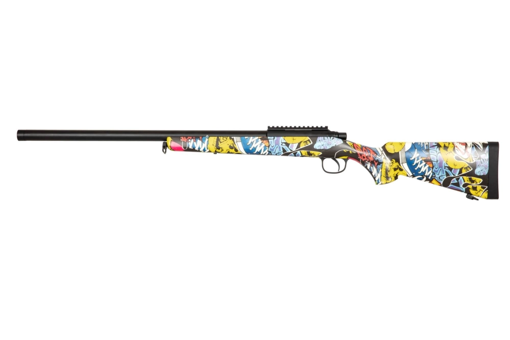 Fusil airsoft sniper 210 - Graffiti Camo