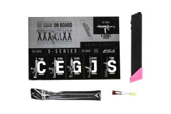 Airsoft submachine gun Specna Arms SA-FX02 FLEX™ HAL ETU™ Pink