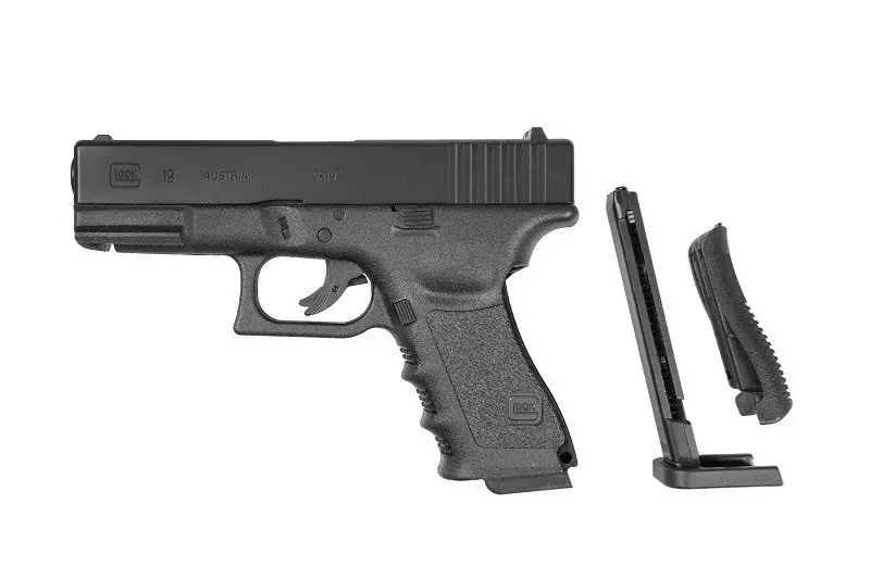 Réplique de pistolet Glock 19 CO2 GNB