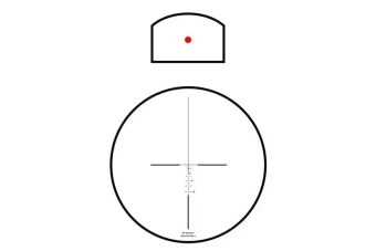 RedFiber 4×32C + minispotting scope - zwart