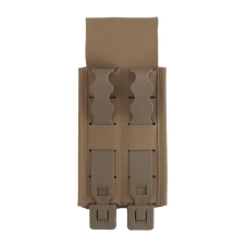 Podwójna ładownica Wosport  na magazynki Flip Pouch Coyote Brown