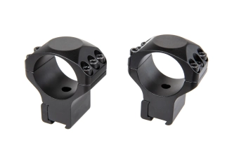 Vector Optics X-ACCU 1.25" 30mm Dovetail (11mm) Mid Profile mounting ring set