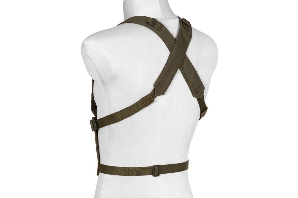 Chaleco táctico Chest rig Corte por láser - verde oliva