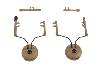 Adapter słuchawek typu Comtac na szyny typu ARC AirFrame - Czarny