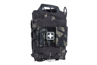 Tactical tear-off first aid kit with Velcro Wosport MC Black