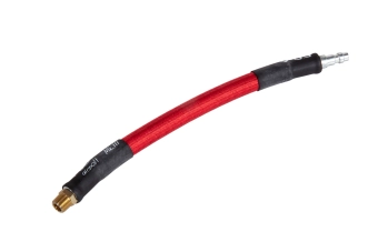 EPeS IGL HPA S&F QD 20cm konektor s opleteným kabelem Červený