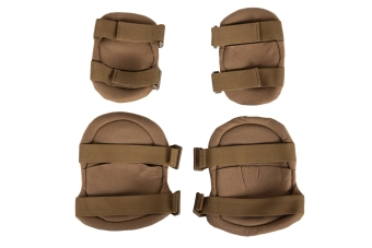 Wosport PA-07 Conjunto protector de rodillas y codos Tan
