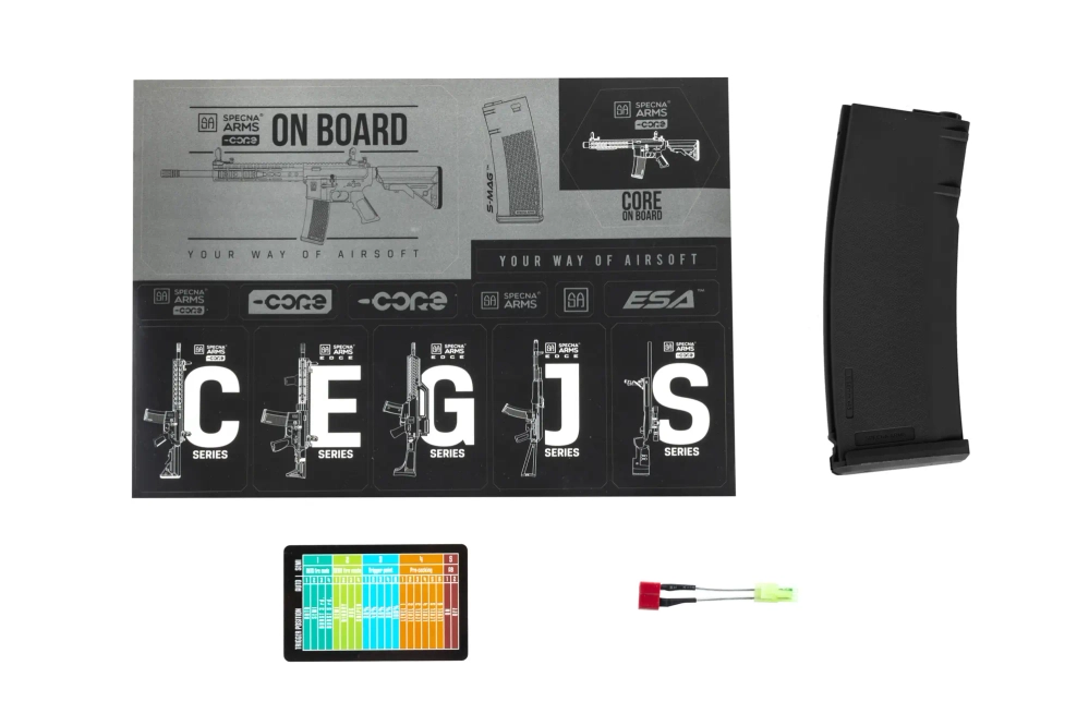 Specna Wapens SA-C10 CORE™ HAL ETU™ 0,5J ASG Karabijn Zwart