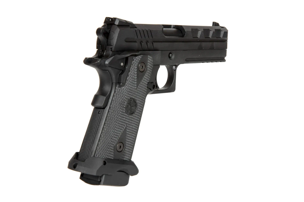 TARTARUS MK I 4.3 Green Gas Pistol Replica - Black"