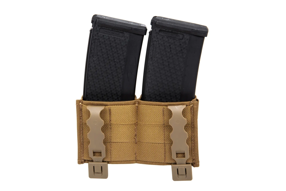 Porte-chargeur à double ouverture 5,56 mm Wosport Coyote Brown