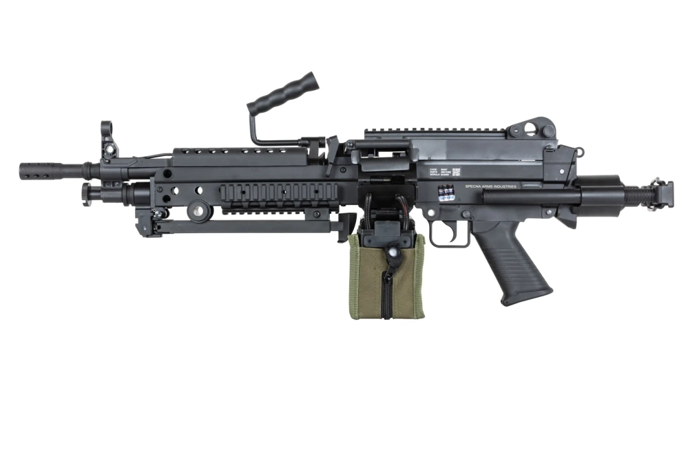 Karabin maszynowy ASG Specna Arms SA-F249 PARA FLEX GAT X-ASR Czarny (OUTLET)