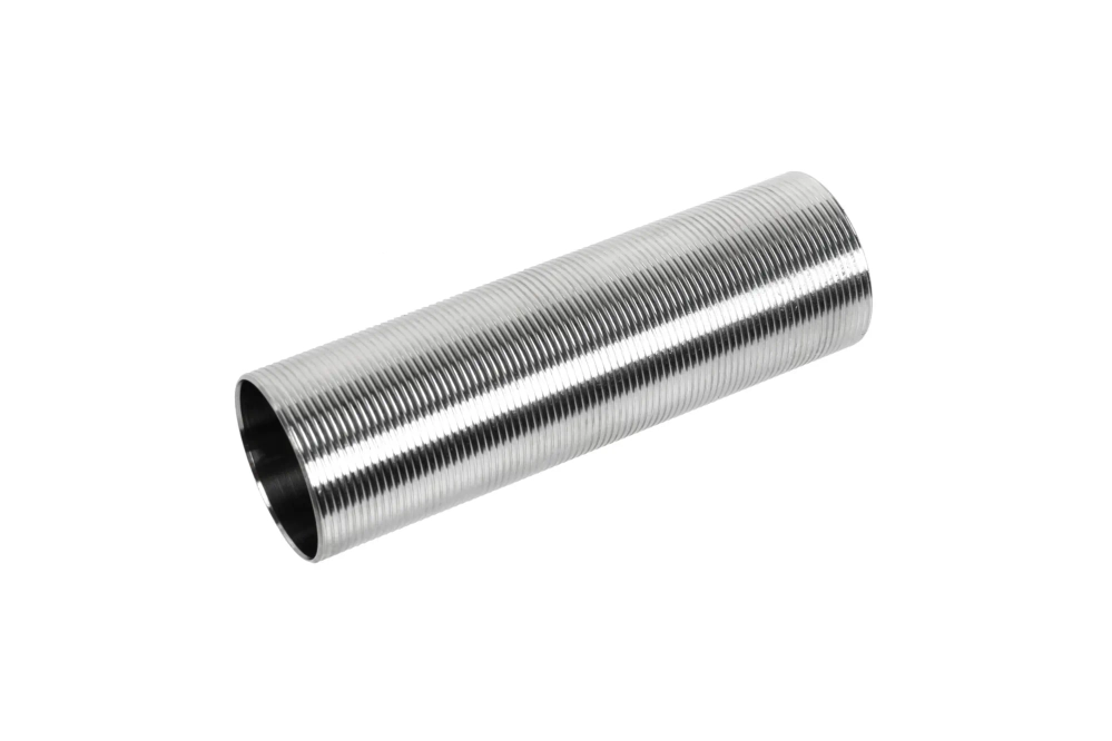 Cylindre en acier nervuré FPS Softair pour répliques L85/SR25/PSG1 (pour canons de plus de 550 mm)