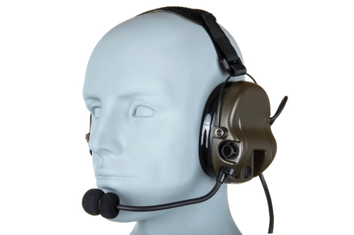 Zestaw słuchawkowy Tac-Sky WYH302 Back Headband Headset Foliage Green