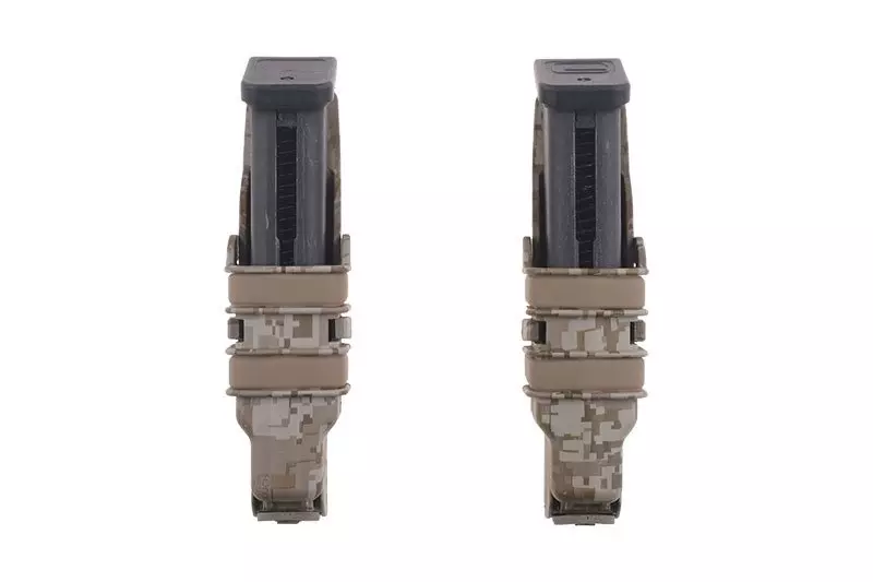 A Set of 2 FAST Pistol Magazine Pouches - Digital Desert
