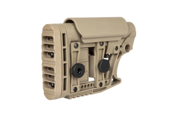 Pažba teleskopické pro zbraní typ M4/M16 - tmavá zemina