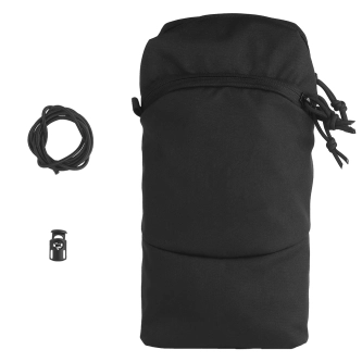 Wosport Cargo bolsillo unired dotsal 3x6 Vertical Laser Cut Negro