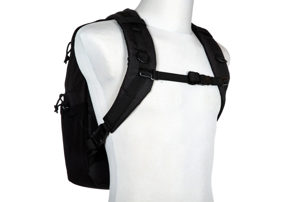 Mochila táctica ligera de corte láser - Negra