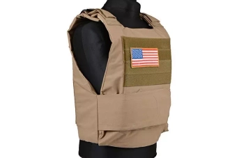 Chaleco táctico Personal Body Armor - color canela