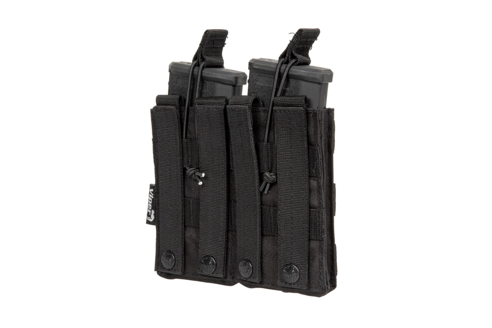 Ładownica Quick Release na 2 magazynki typu M4/M16 - black