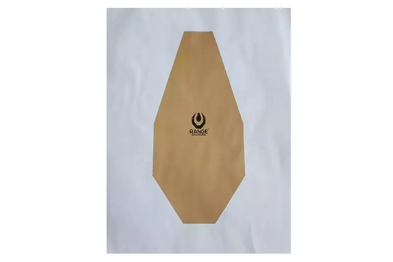 Autocollants de la zone Alpha - 50 pièces - brun