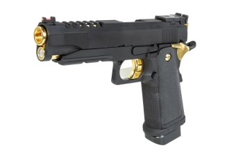 Pistola East Crane EC-2104 airsoft Negra y dorada