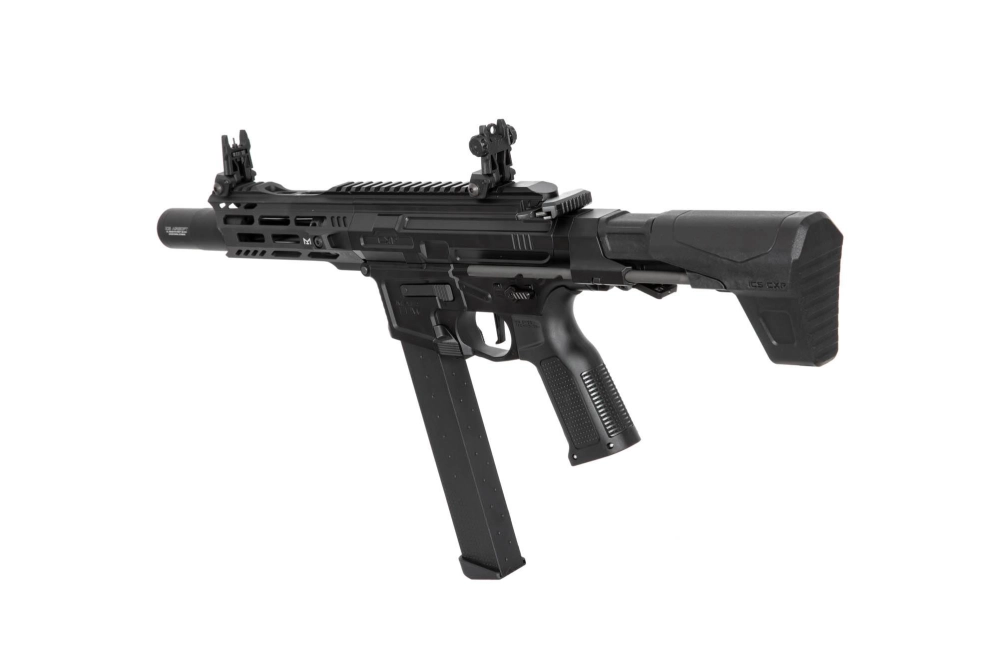Pistolet mitrailleuse airsoft CXP-MARS PDW9 - noir