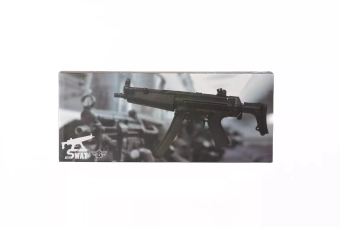 Replika pistoletu maszynowego SWAT (B.R.S.S.) - czarna (OUTLET)