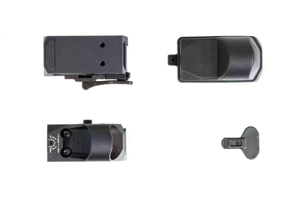 Airsoftová zbraň zaměřovača kolimátor owego 1x25 Mini Reflex - černý