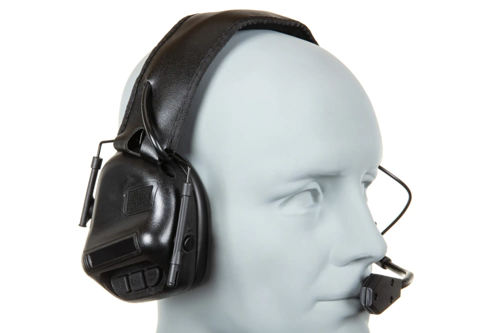 Auriculares tácticos Wosport HD-08 Gen. 5 Negro