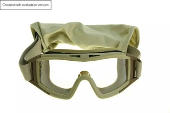 Lunettes de protection à profil bas - bronzé