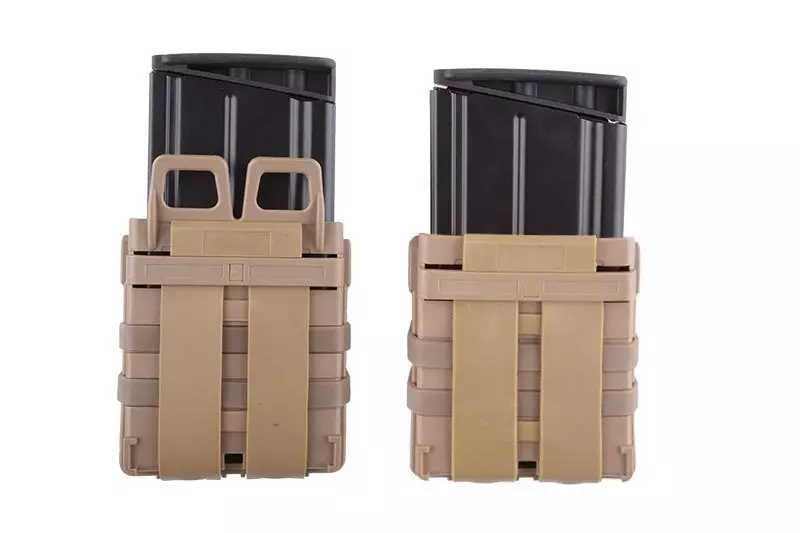 Bolsa doble Open III (L) para cargadores 7,62 - bronceado