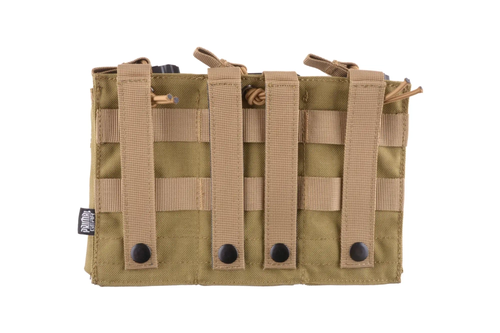 Pouch doble Open I para cargadores de munición AK/M4/G36 – tan