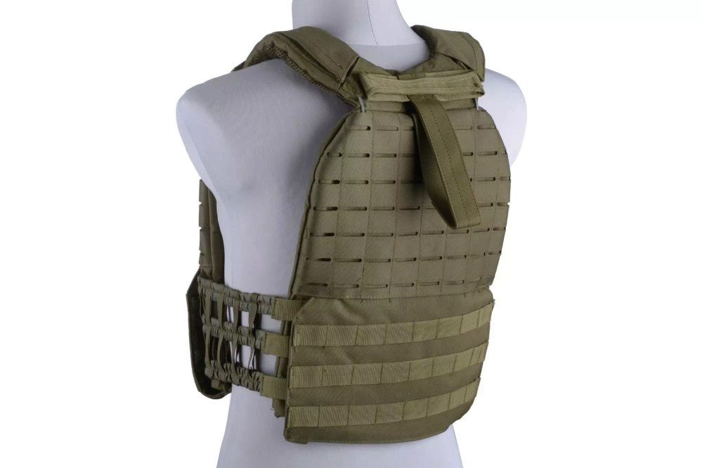Gilet type plate carrier molle/laser-cut - olive